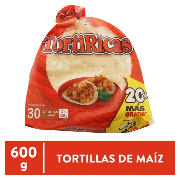 Tortillas tortirricas 30 unid